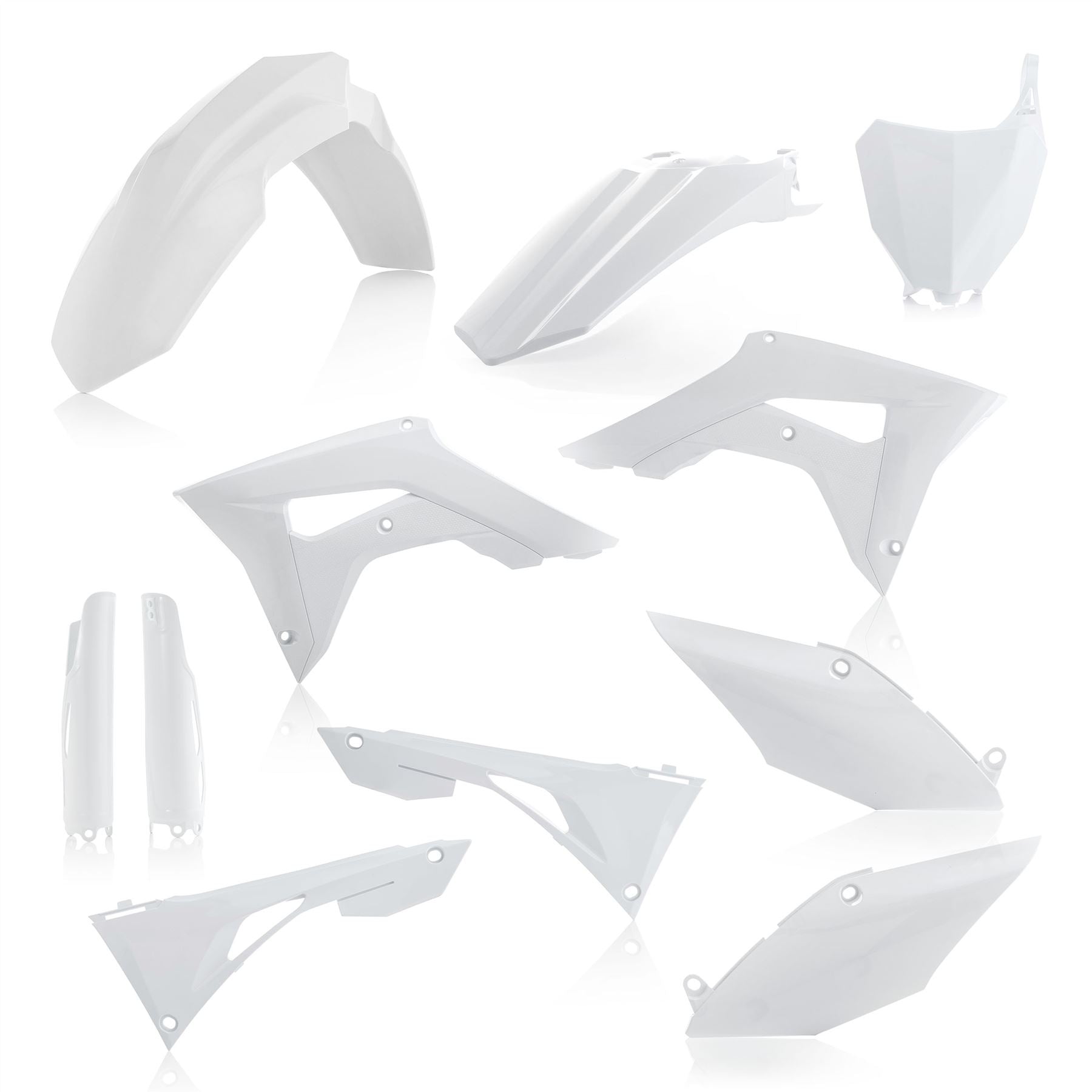 Acerbis Full Plastic Kit White For Honda CRF 250R 2019-2021